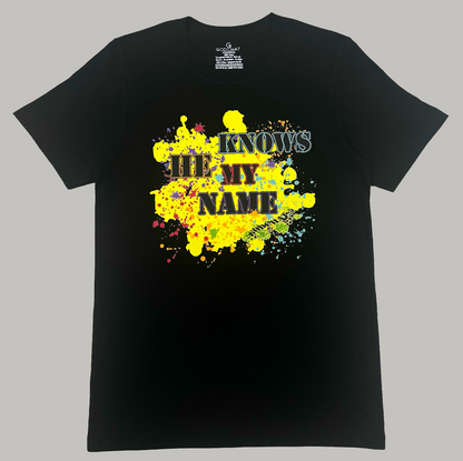 HE KNOWS MY NAME (BLACK/YELLOW)