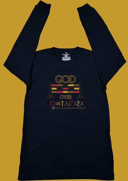 GOD OVER OBSTACLES (BLACK)