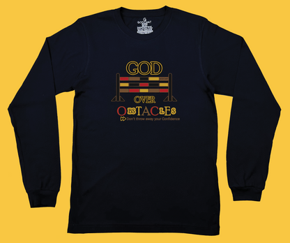 GOD OVER OBSTACLES (BLACK)